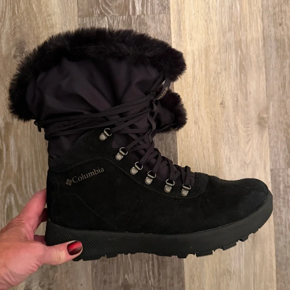 Columbia slope side omniheat black winter snow boots size 8.5 NEW - Picture 2 of 14